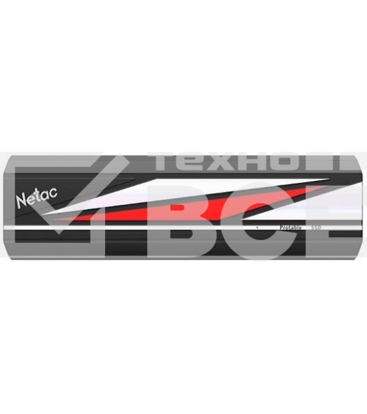 Внешний накопитель SSD Netac ZX20L 256GB USB 3.2 Gen 2 Type-C External SSD, R/W up to 2000MB/1800MB/s, with USB C to A cable and 20Gbps USB C to C cable, 5Y wty