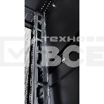 Шкаф серверный ПРОФ напольный 42U (800x1000) дверь перфор. 2 шт., черный, в сборе (ШТК-СП-42.8.10-44АА-9005), фото8