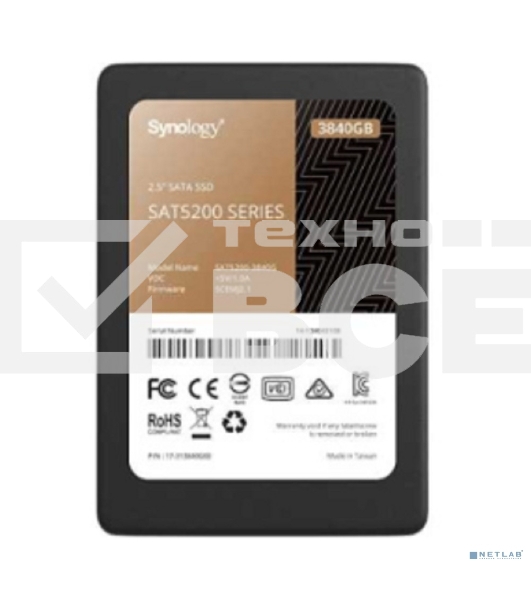 Накопитель SSD Synology SAT5221-3840G, 3.84Tb, SATA III, 2.5