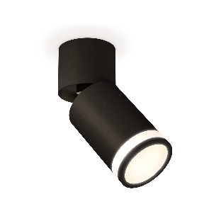 Светильник Ambrella Light XM6313084 SBK/BK/FR черный песок/черный/белый матовый MR16 GU5.3 (A2221, C6313, N6221)