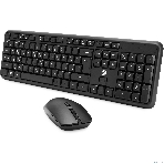 Комплект клавиатура+мышь Oklick S277W беспроводной, USB, 1600 DPI, чёрный, фото17