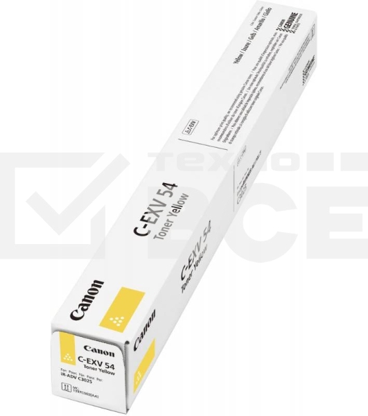 Картридж лазерный Canon C-EXV54Y (1397C002) желтый (8 500 стр.) для Canon imageRUNNER C3226i/C3025i/C3025/C3125i
