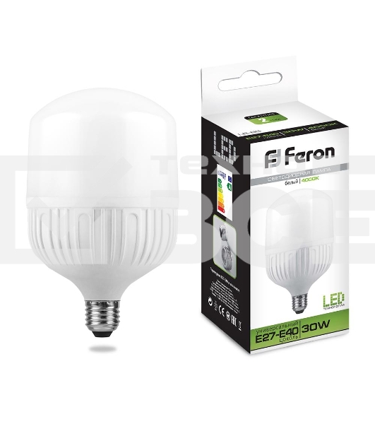 Лампа светодиодная Feron LB-65 (25818) 30W 230V E27-E40 4000K