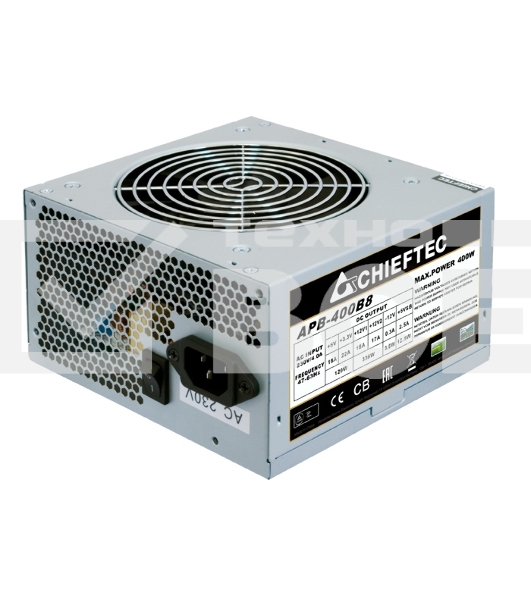 Блок питания Chieftec APB-400B8, 400Вт, 120мм, серебро