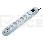 Сетевой фильтр Pilot GL 6 розеток (5 евро + 1 без заземления) 3 м Surge protector Pilot GL 6 outlets (5 euro + 1 without ground) 10A / 2.2kVt, 3m, фото2