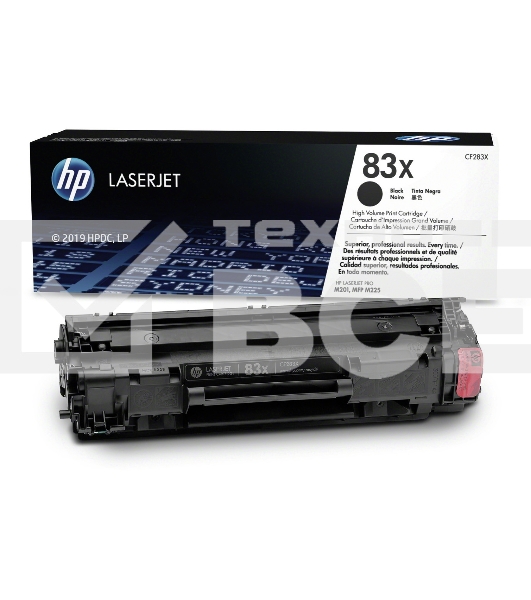 Тонер Картридж HP 83X CF283X черный для HP LJ Pro M201/M225 (2200стр.)