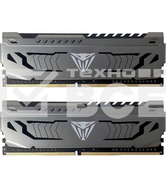 Оперативная память Patriot Viper Steel, DDR4, 32GB (2x16GB), 3600MHz, CL18, радиатор, черный