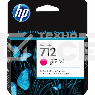Картридж струйный HP 712 3ED68A пурпурный (29мл) для HP DJ Т230/630