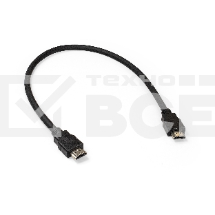 Кабель HDMI Exegate EX287728RUS EX-CC-HDMI2-0.5 (19M/19M, 0,5м, v2.0, 4K UHD, Ethernet, позолоченные контакты)