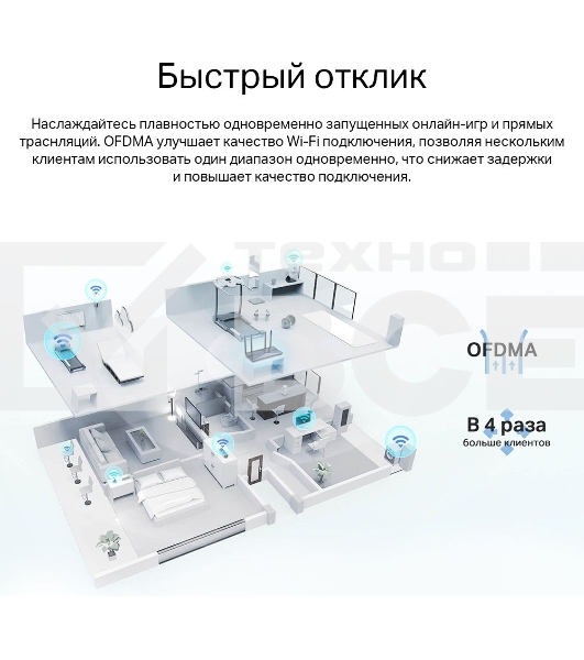Двухдиапазонный Wi-Fi 6 роутер TP-Link Archer AX23 AX1800