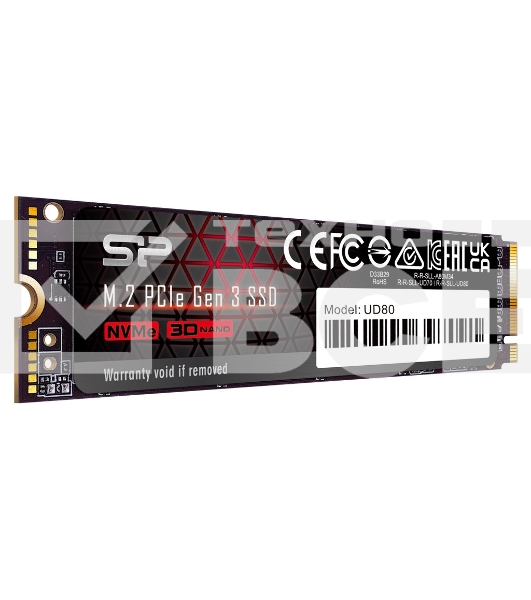 Накопитель SSD 250GB Silicon Power UD80, M.2 2280, PCI-E 3x4, [R/W - 3400/3000 MB/s]