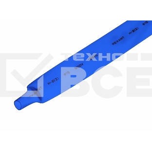 Трубка термоусаживаемая PROconnect ТУТ 15,0/7,5мм, синяя, упаковка 50 шт. по 1м,