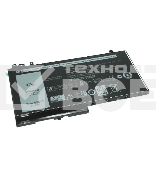 Аккумуляторная батарея для ноутбука Dell Latitude 12 E5270 11.4V 47Wh NGGX5