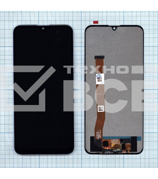 Дисплей для Realme C2 / OPPO A1k черный