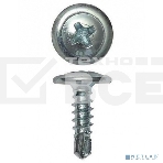 Саморез с пресс-шайбой DKC 4.2x13 со сверлом CM274013, фото 1