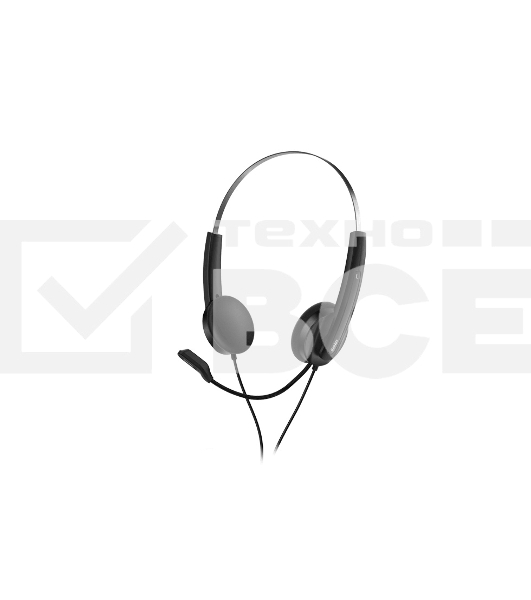 Гарнитура Genius HS-220U, регулируемое оголовье, мягкие удобные амбушюры, выносной микрофон с шумоподавлением, пульт управления