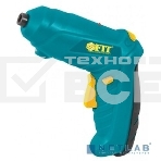 Отвертки аккумуляторные FIT 80233 Отвертка Акк. {4,8В; 180об/мин; 2,5Нм; 1(Ni-Cd)0,8Ач; 3-5ч.; рез. накл.; подсвет.;трансформ.; короб}, фото 1