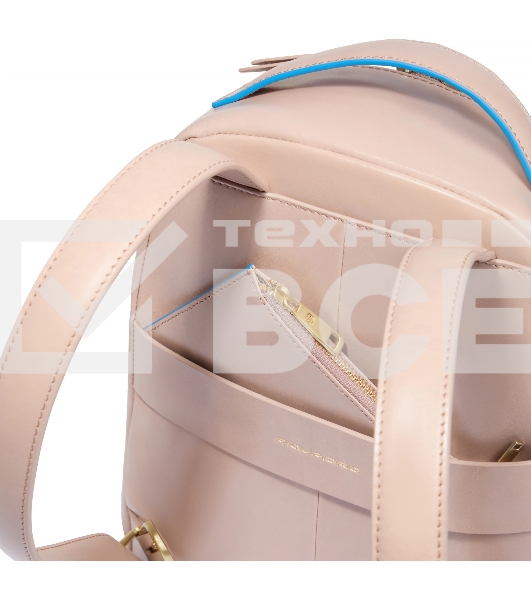 Рюкзак женский Piquadro Blue Square CA6677B2/RO2 пудровый кожа