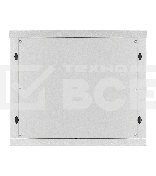 Шкаф телекоммуникационный 19' настенный 9U ExeGate EC-WM-9U.600.M.GREY (19', 9U, 600x600x500мм (ШхГхВ), передняя дверь металл, съемные боковые панели, пыле- и влагозащита IP23, светло-серый RAL 7035)