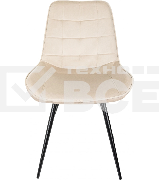 Стул для дома Бюрократ CH-K2_4 комплект 4 шт бежевый Holland 06 металл черный на ножках (CH-K2_1/HL07_4)