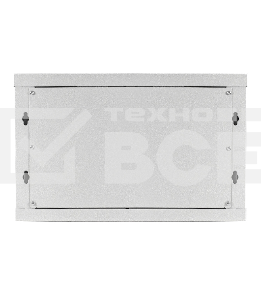 Шкаф телекоммуникационный 19' настенный 6U ExeGate EC-WM-6U.600.G.GREY (19', 6U, 600x600x370 мм (ШхГхВ), передняя дверь закаленное стекло, съемные боковые панели, пыле- и влагозащита IP23, светло-серый RAL 7035)