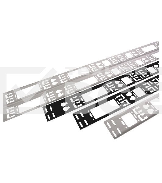 Вертикальный кабельный органайзер ЦМО в шкаф, ширина 75 мм 42U, черный (ВКО-М-42.75-9005)