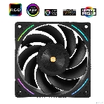 Кулер для корпуса Thermalright TL-K12R Reverse (120x120x25mm, 4-pin PWM, ARGB, 69CFM, 27dBA, 2150RPM, черный), фото11