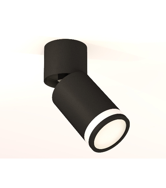 Светильник Ambrella Light XM6313084 SBK/BK/FR черный песок/черный/белый матовый MR16 GU5.3 (A2221, C6313, N6221)