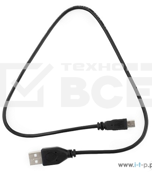 Кабель Гарнизон Кабель USB 2.0, AM/miniBM 5P, 0.5м, пакет (GCC-USB2-AM5P-0.5M)