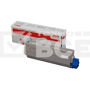 Картридж лазерный Oki C610 6K (cyan)