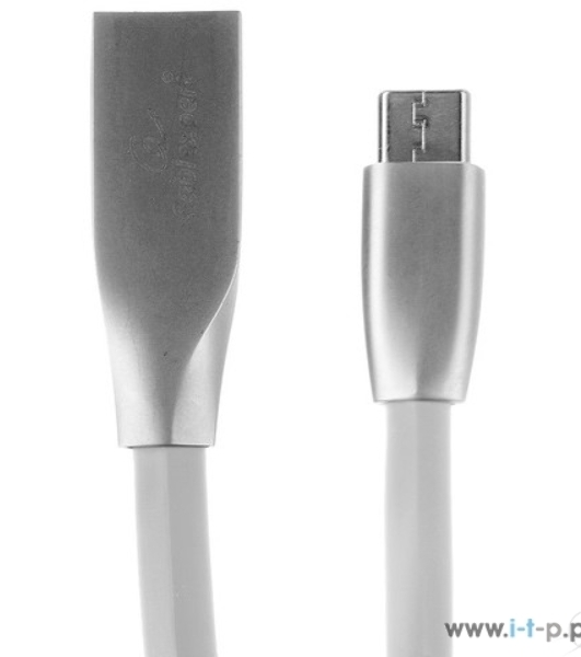 Кабель USB 2.0 Cablexpert CC-G-mUSB01W-1M, AM/microB, серия Gold, длина 1м, белый, блистер