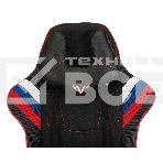 Кресло игровое Бюрократ VIKING 4 AERO RUS белый/синий/красный/черный, искусст. кожа/ткань, две подушки, фото60