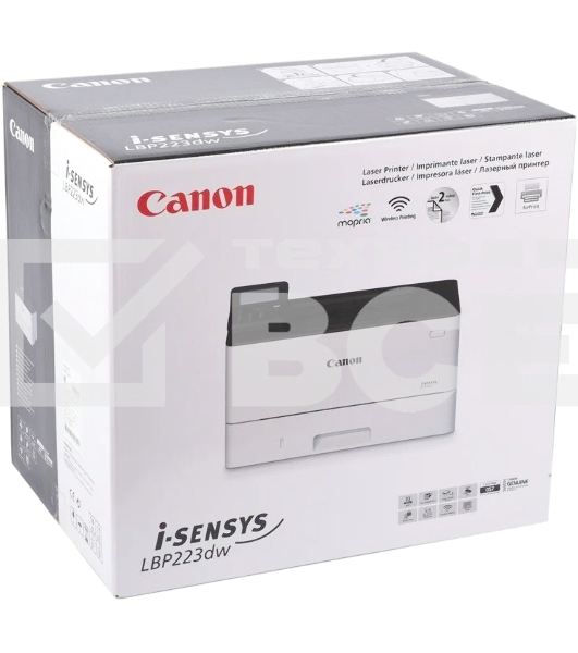 Принтер Canon i-SENSYS LBP233dw, (A4, лазерный, 33 стр/мин ч/б, 1200x1200 dpi, Wi-F, USB)