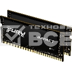 Оперативная память Kingston Fury Impact, DDR4, 16GB (2x8GB), 3200MHz, CL20, SO-DIMM, фото4