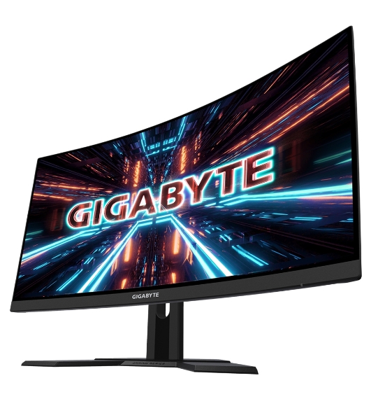 Монитор 27' Gigabyte G27QC A VA 2560x1440, 165 Гц, 1 мс, 16:9, 250 кд/м², HDMI 2.0 (x2), DP 1.2, 3.5 Jack, USB Hub (2x USB 3.0), динамики (2x2 Вт), FreeSync, изогнутый экран (1500R), черный