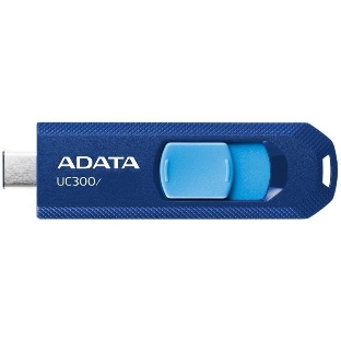 Флешка USB ADATA UC300 (ACHO-UC300-128G-RNB/BU), 128Gb, USB 3.2 Gen1, R/W 15/5, синий