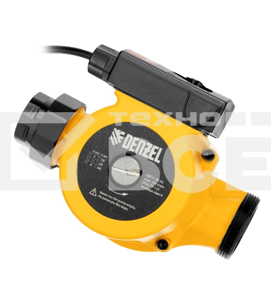 Циркуляционный насос Denzel CP32-8, напор 8 м, 160 л/мин, 1 м кабель, монт. длина 180 мм
