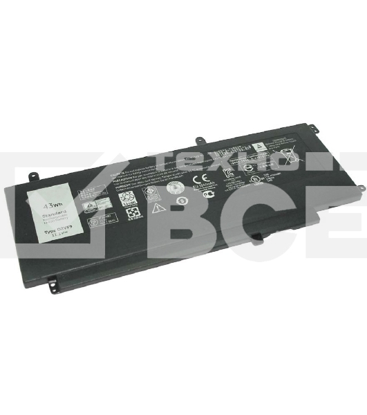 Аккумулятор для Dell Inspiron 15-7547, 43Wh, 11.1V, Dell
