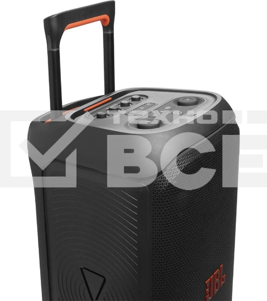 Портативная акустика JBL PartyBox Stage 320 (1.0 2 x 120 Вт, Bluetooth, AUX, USB, 6.3 мм jack, RGB подсветка, IPX4, JBLPBSTAGE320UK)