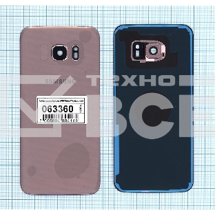 Задняя крышка для Samsung G935F Galaxy S7 Edge розовая