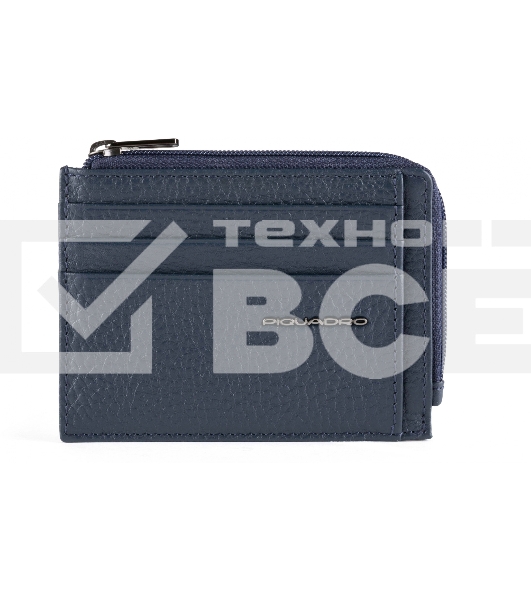 Чехол для кредитных карт Piquadro Modus Special PP4822MOSR/BLU, натур.кожа, синий