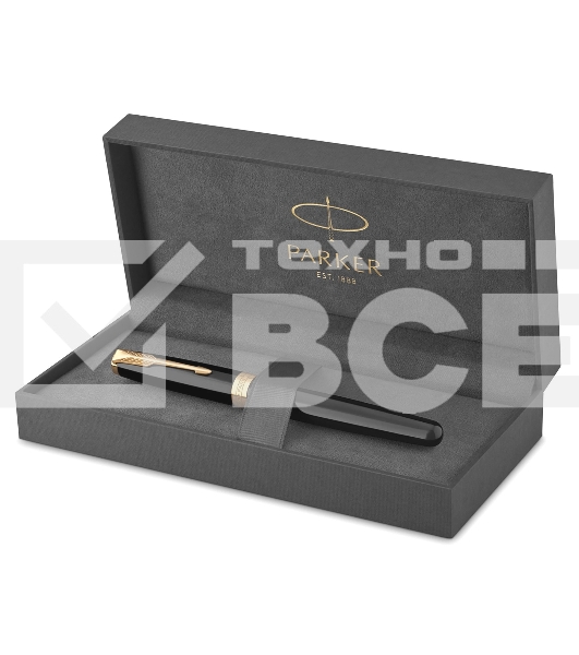 Ручка роллер Parker Sonnet Core T530 (CW1931496) LaqBlack GT F черн. черн. подар.кор.