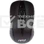 Мышь беспроводная HIPER HOMW-061 черный, 1000 dpi, радиоканал, USB, кнопки - 3, фото5