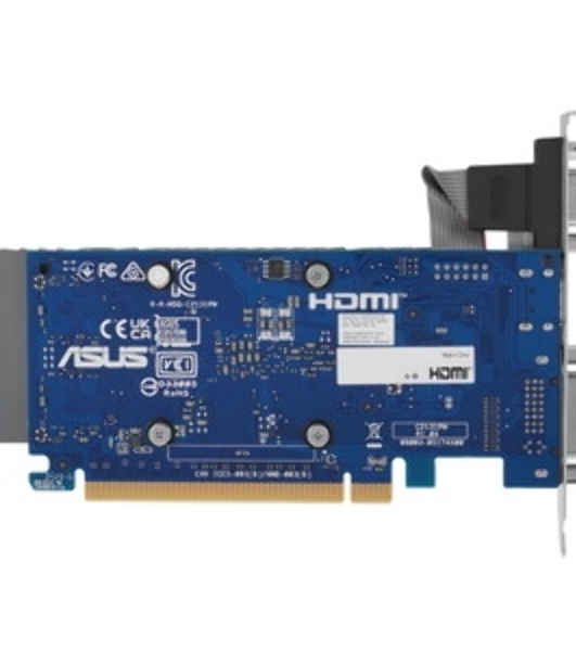 Видеокарта Asus PCI-E GT710-SL-2GD5-BRK-EVO NVIDIA GeForce GT 710 2Gb 64bit GDDR5 954/5012 DVIx1 HDMIx1 CRTx1 HDCP Ret low profile