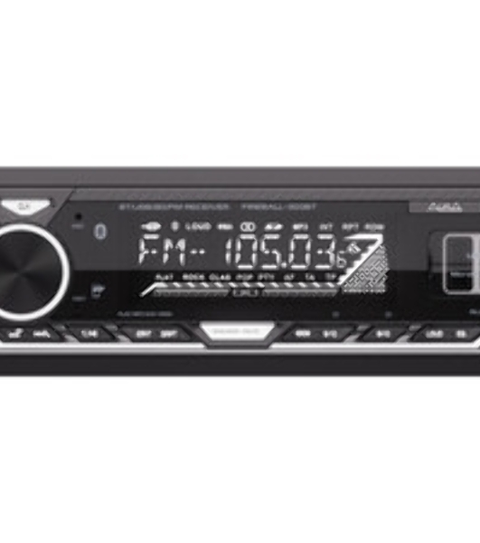 Автомагнитола AURA FIREBALL-303BT, 1 DIN, Bluetooth, USB Type-A, AUX