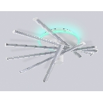 Потолочный светодиодный светильник Ambrella light FL6231 WH белый 88W 3000K-6400K+RGB 605*605*200 (ПДУ ИК), фото4
