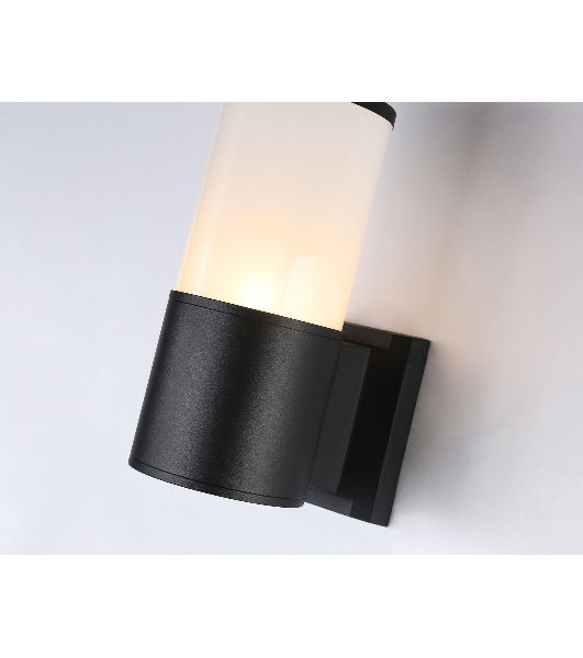 Светильник Ambrella light ST2451 BK/FR черный/белый матовый IP54 E27 max 40W 210*90*155