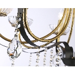 Светильник Ambrella light TR4953/8 BK/GD/CL черный/золото/прозрачный E14*8 max 40W D740*735, фото5