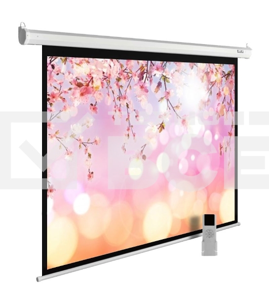 Экран Cactus 220x220см MotoExpert CS-PSME-220x220-WT 1:1 настенно-потолочный рулонный белый (моторизованный привод)