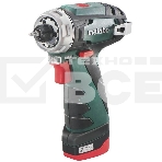 Дрель-шуруповерт Metabo PowerMaxx BS 600080500, Аккумуляторный, 12В, 2 АКБ, фото3